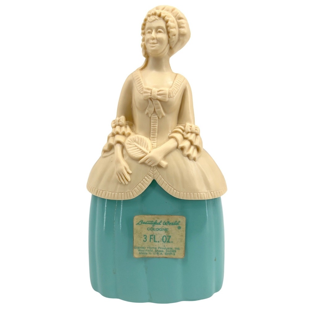 Vintage‎ Stanley Home Products Beautiful World Cologne Colonial Woman Bottle